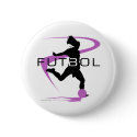 Soccer Futbol - Girls - Pink buttons