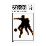 Soccer Game Postage Stamps