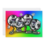 Soccer Gang Rainbow Card Invite