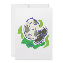 Soccer Gear Personalized Invites