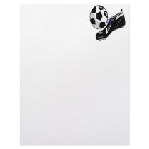 Soccer Gear Letterhead Template