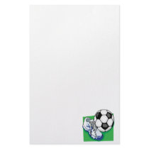 Soccer Gear Stationery Design
