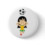 Soccer Girl buttons