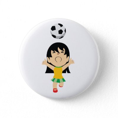 Soccer Girl buttons
