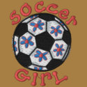 Soccer Girl Hoodie embroidered shirts by Embroidery4U Soccer Girl Hoodie embroidered shirts