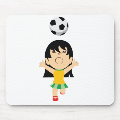 Soccer Girl mousepads
