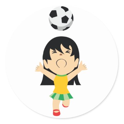 Soccer Girl stickers