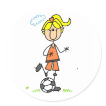 Soccer Girl Sticker by stick_figures Soccer Girl Sticker