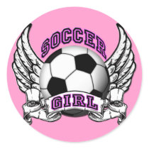Soccer Girl Tattoo Stickers