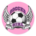 Soccer Girl Tattoo Stickers by StargazerDesigns Soccer Girl Tattoo Stickers