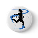 Soccer - Girls - Blue buttons