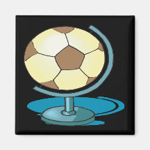 Soccer Globe Magnet
