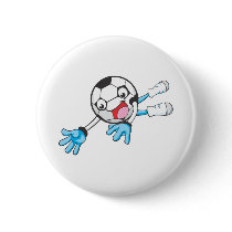 Soccer Goal Keeper Button