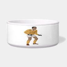 Soccer Goalie Dog Food Bowls