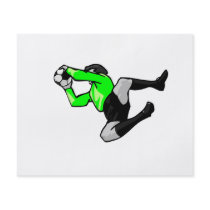 soccer goalie save graphic full color flyer