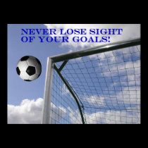 SOCCER GOALS POSTER posters