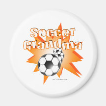 Soccer Grandma Refrigerator Magnets