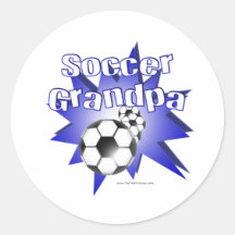 Soccer Grandpa Sticker