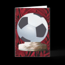 Soccer Happy Birthday Card
