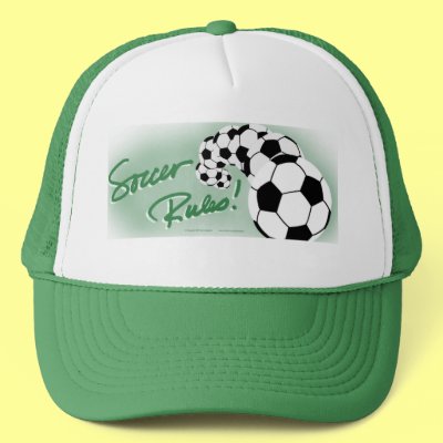 SOCCER HAT Green by gardensofeve