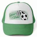 SOCCER HAT Green by gardensofeve SOCCER HAT Green