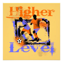 Soccer Higher Level Tshirts and Gifts Personalized Announcement