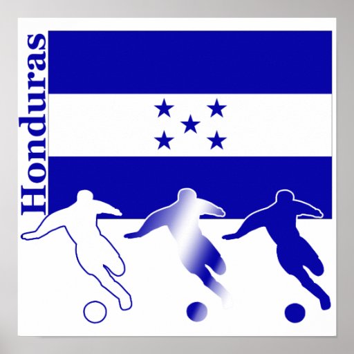 Soccer Honduras Print