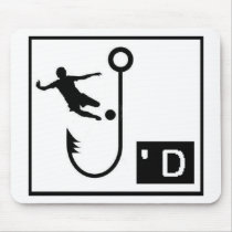 Soccer Hooked Mouse Pad