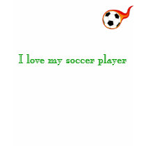 soccer, I love my soccer player - Customized t-shirts