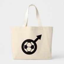 soccer icon for men canvas bag