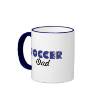 Soccer in Blue mugs
