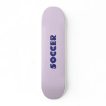 Soccer in Blue Skate Board Decks