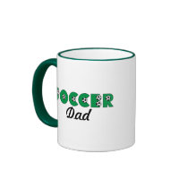 Soccer in Green mugs