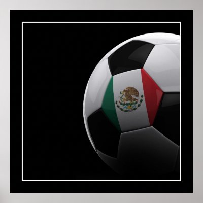 Soccer in Mexico - POSTER