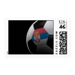 Soccer in Serbia postage