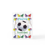 Soccer Invitation  birthday