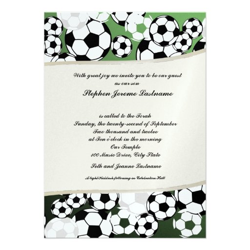 Soccer Invitational Bar Mitzvah