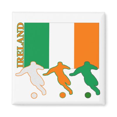 Soccer Ireland Refrigerator Magnet by nitsupak