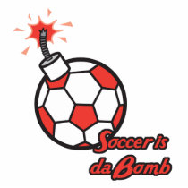 soccer is da bomb photo cut outs