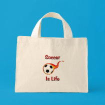 Soccer Is Life bags