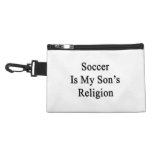 Soccer Is My Son's Religion Accessories Bag