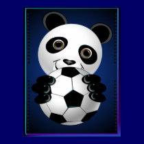 Soccer. It is THE game! berry blue Posters posters