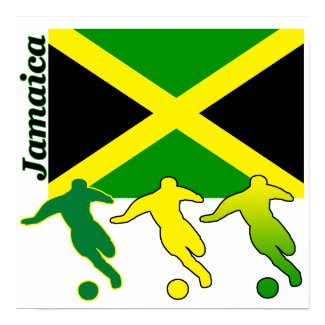 Soccer Jamaica Poster print