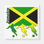 Soccer Jamaica Refrigerator Magnet