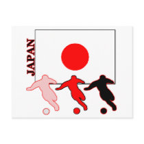 Soccer Japan postcards