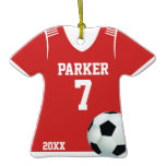 Soccer Jersey Personalized Ornament