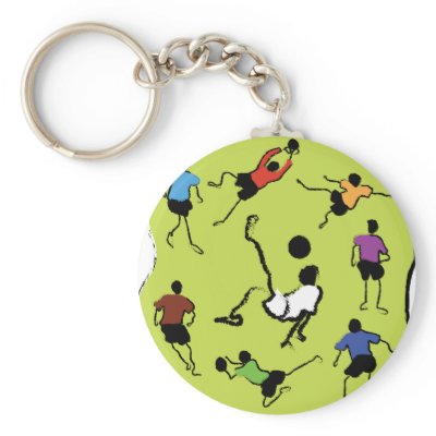 Soccer keychains