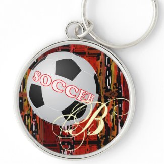 Soccer keychain