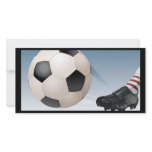 soccer-kick photo card