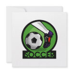 Soccer Kick T-shirts and Gifts Invite